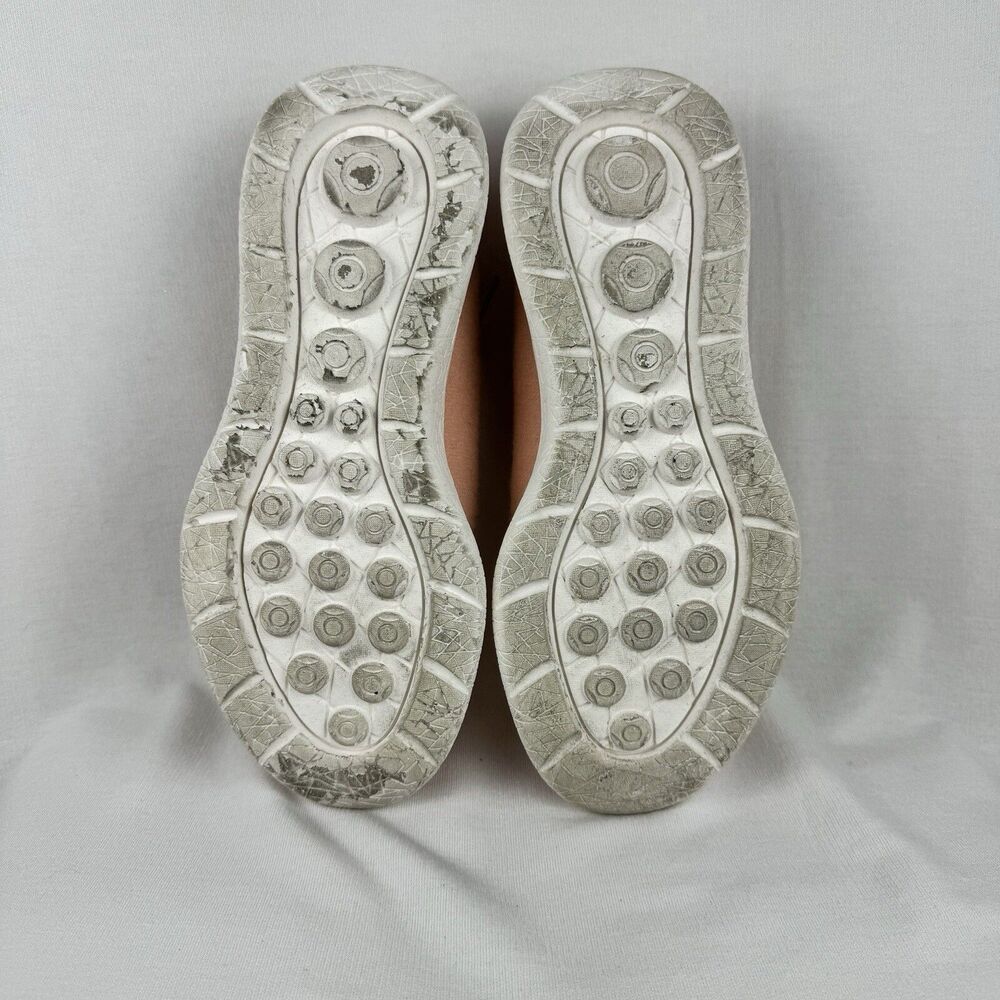 FreeShield Peach Pink Wool Blend Walking Shoes Womens 6.5 Casual Lace-Up Sneaker - Picture 4 of 10
